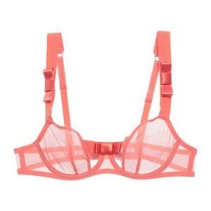 Chantal Thomass Hot Pink Bra w Bows, NEW